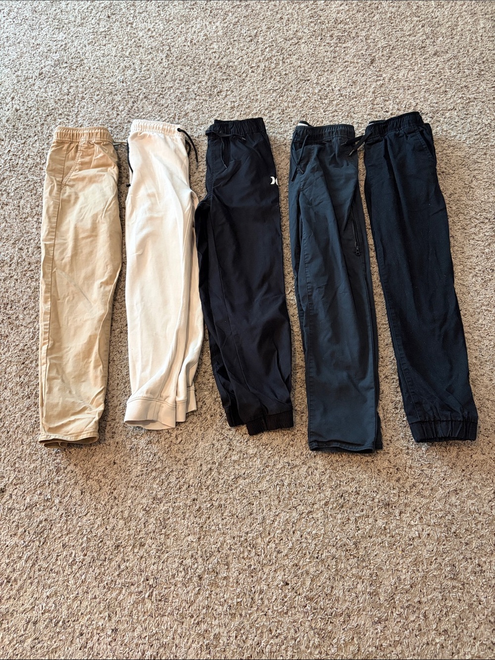 Old Navy Kids Jogger Trio - Black & Off-White